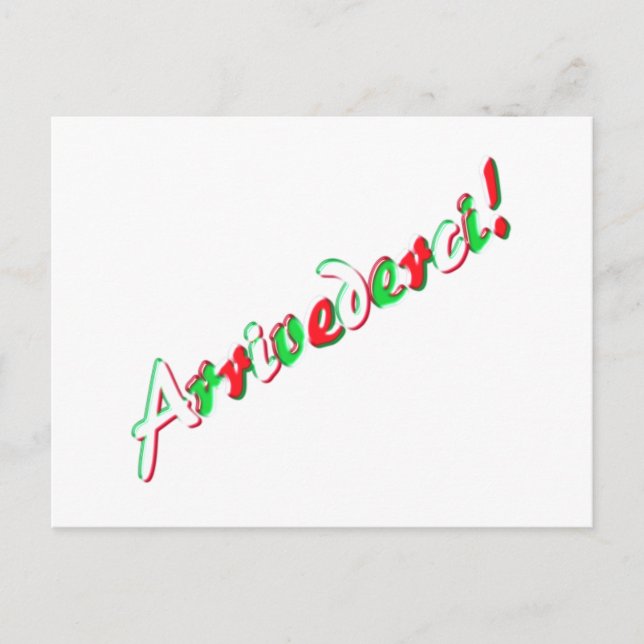 Goodbye postcard (Front)