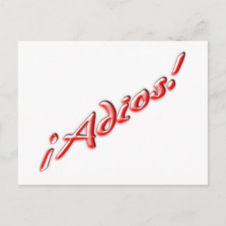 Goodbye postcard