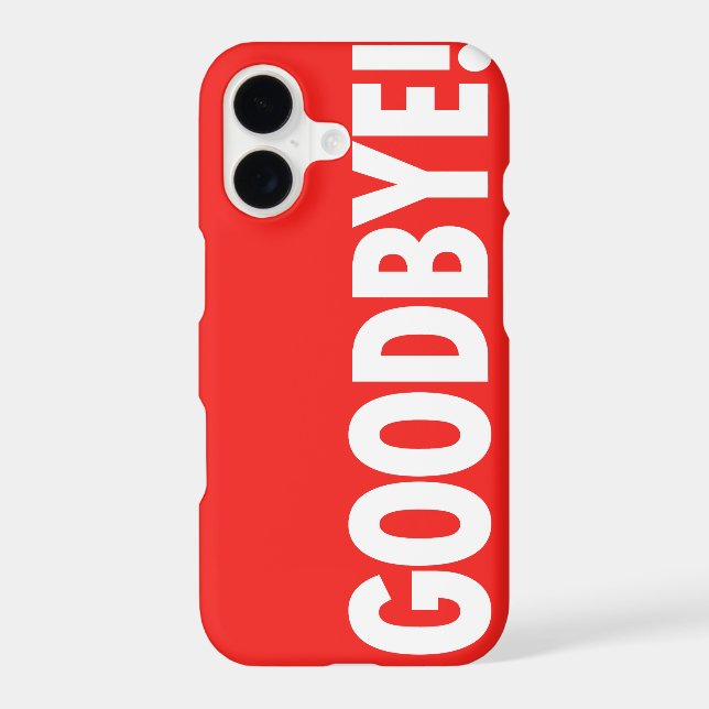 GOODBYE! Red (Back)