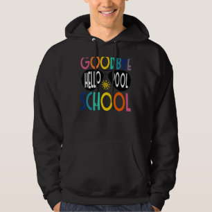 Goodbye School Hello Pool Last Day Of School End O Hoodie