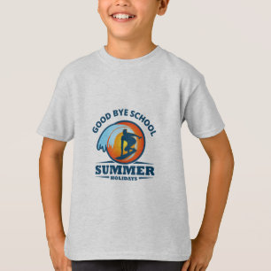 Goodbye School Hello Summer Beach T-Shirt