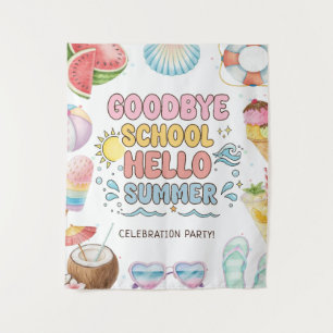 Goodbye School, Hello Summer, End of School Tapest Tapestry