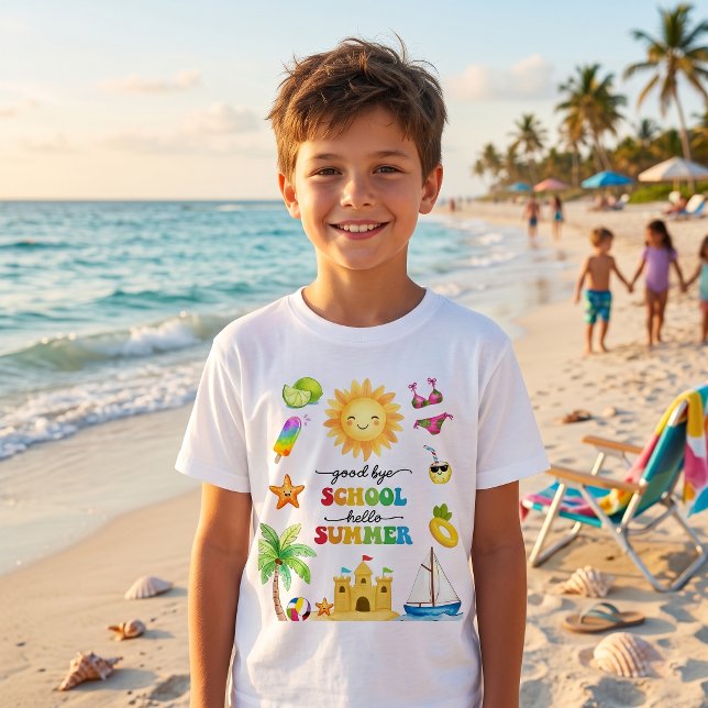 Goodbye School Hello Summer Party T-Shirt  (Creator Uploaded)