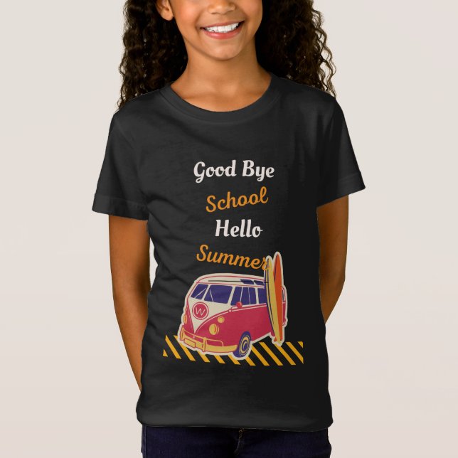 Goodbye school hello summer T-Shirt (Front)
