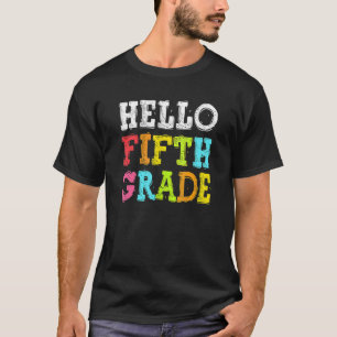 Goodbye Summer Hello Fifth Grade Back To School Te T-Shirt