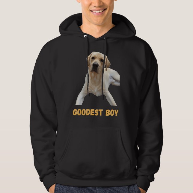 Goodest Boy Labrador Retriever America S Dog Hoodie (Front)