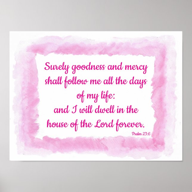 Goodness and Mercy Poster (Front)