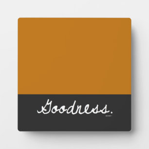 Goodness Colour Block Tabletop Plaque