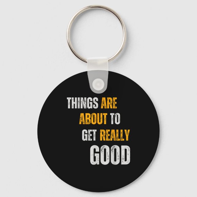 Goodness Motivational Inspirational Kindness Quote Key Ring (Front)