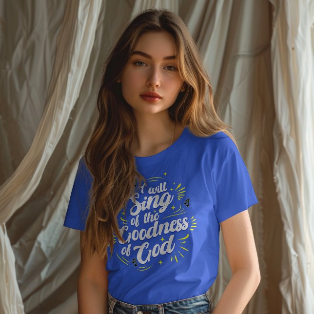 Goodness of God Typographic Joyful T-Shirt (Creator Uploaded)