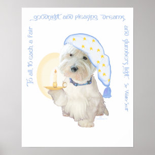 Goodnight Blue Poster