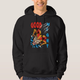 goodnight harlequin evil clown scary mask evil hoodie