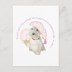 Goodnight Pink Postcard