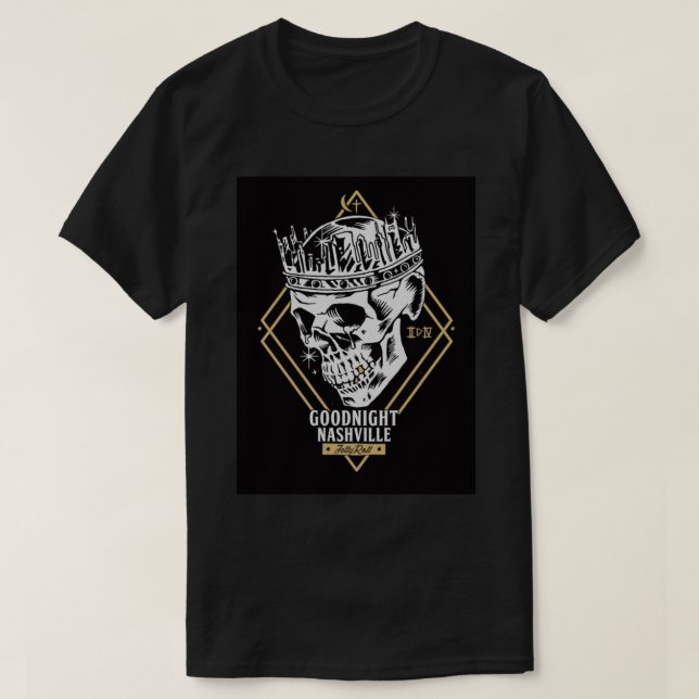 goodnight skull   T-Shirt (Design Front)