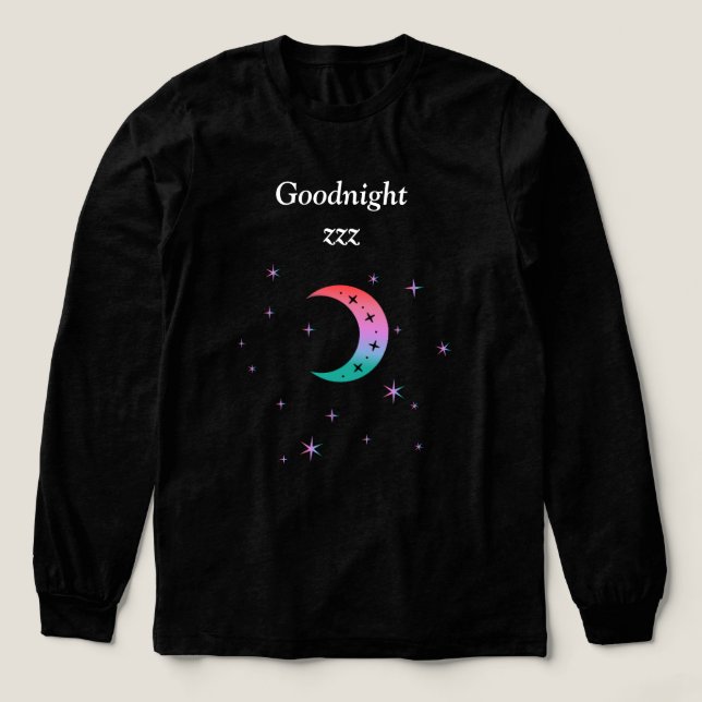 "goodnight", Sleep wear for every day Tri-Blend Shirt (Design Front)