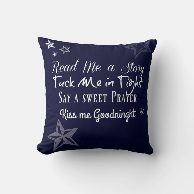 goodnight wishes cushion (Front)