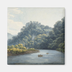 Goodrich Castle on the Wye (w/c, pen & ink, chalk Magnet