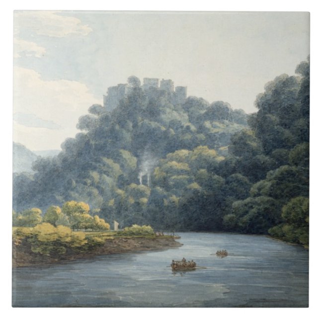 Goodrich Castle on the Wye (w/c, pen & ink, chalk Tile (Front)