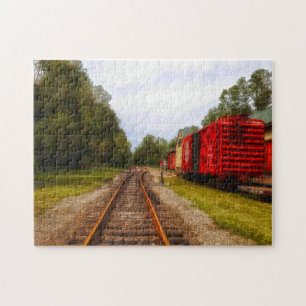 Goodspeed Boxcars. Jigsaw Puzzle