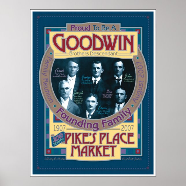 Goodwin/Pikes Market commemorative POSTER (Front)