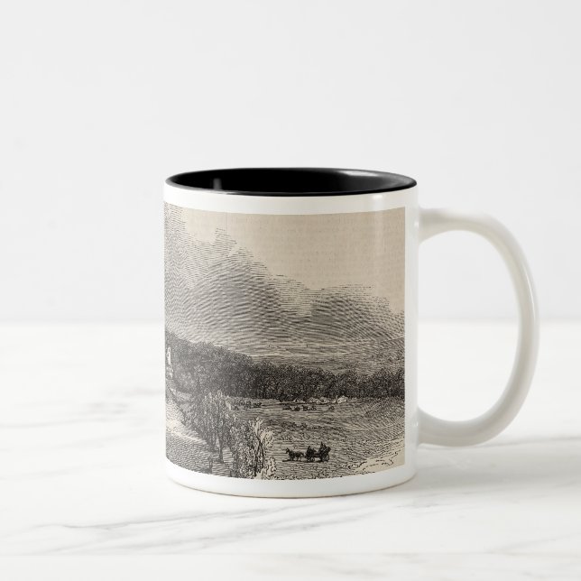 Goodwood Races: the Course Two-Tone Coffee Mug (Right)
