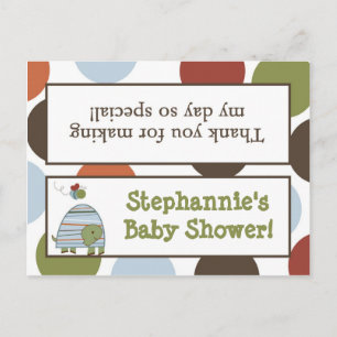 Goody Bag Topper Laguna Beach Turtle Frog Pond Invitation Postcard