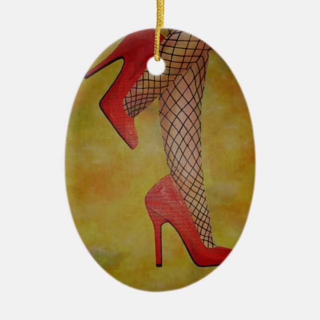 Goody Two Shoes Ceramic Tree Decoration (Front)