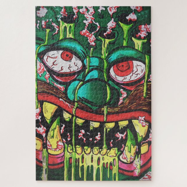 Gooey Monster Jigsaw Puzzle (Vertical)