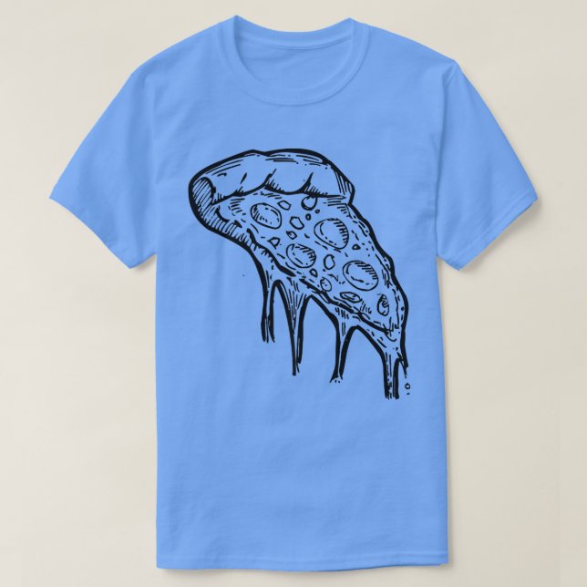 Gooey Piece Of Pizza  T-Shirt (Design Front)