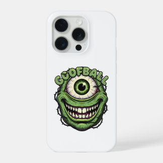 Goofball Monster Eye – Funny Creepy One-Eyed Carto iPhone 15 Pro Case
