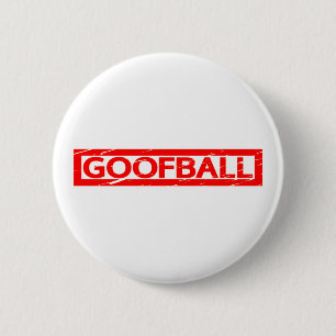 Goofball Stamp 6 Cm Round Badge