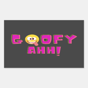 Goofy Ahh, goofy ahh beat, Rectangular Sticker