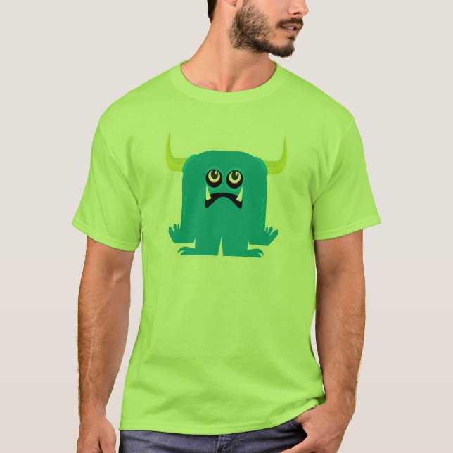 goofy blue monster T-Shirt (Front)