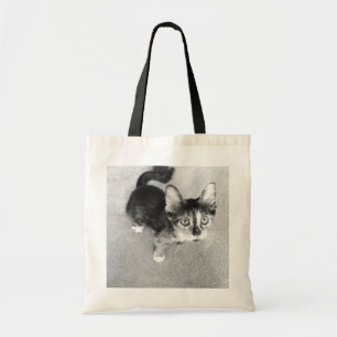 Goofy Calico Kitten, Precious Pets tote Bag