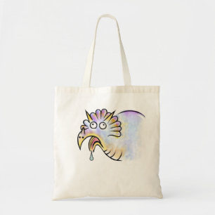 Goofy Dinosaur Triceratops Tote Bag