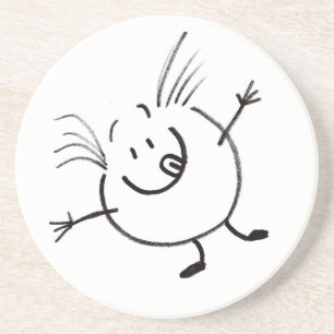 Goofy Doodle Guy Coaster