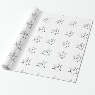 Goofy Doodle Guy Wrapping Paper