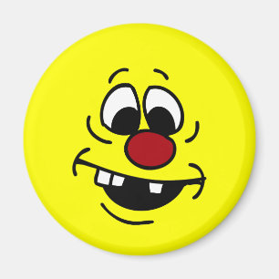 Goofy Face Grumpey Magnet