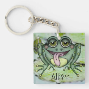 Goofy Frog Key Ring