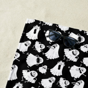 Goofy Ghosts Beach Towel