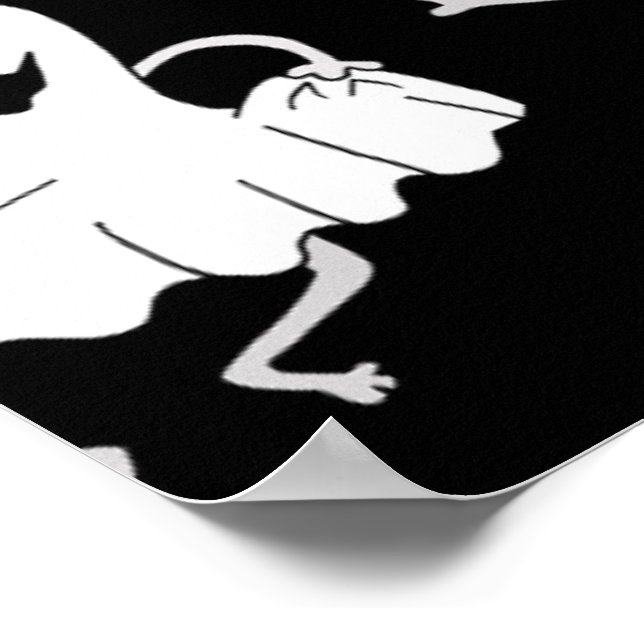 Goofy Ghosts Poster (Corner)