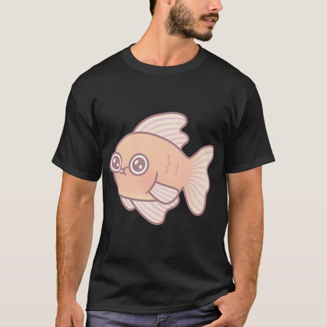 Goofy Goldfish Doodle T-Shirt (Front)
