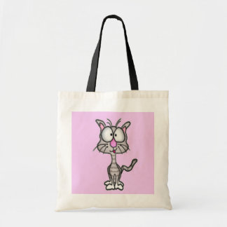 Goofy Kitty Tote Bag