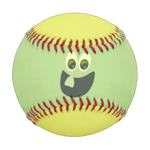 Goofy Lemon Lime Face Baseball