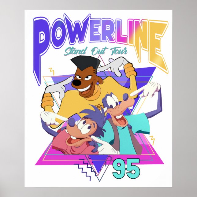 Goofy Movie Powerlin Poster (Front)