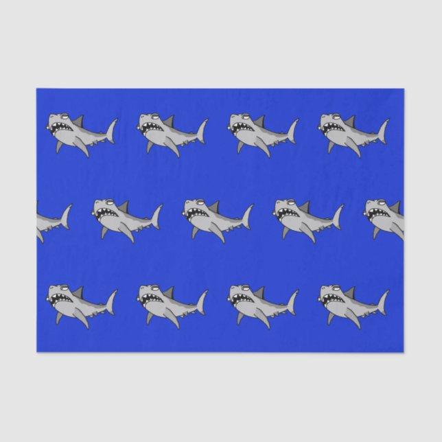 Goofy Shark Tissue Paper (Front)