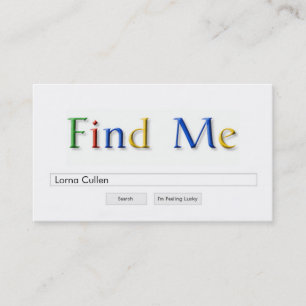 google business card