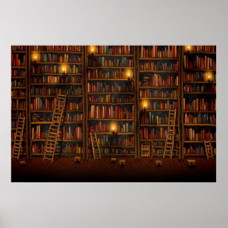 Google Library Poster