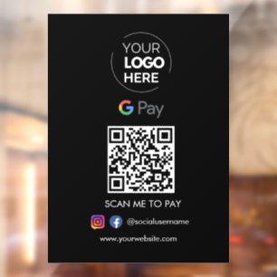  Google Pay QR Code Payment   Scan to Pay Black