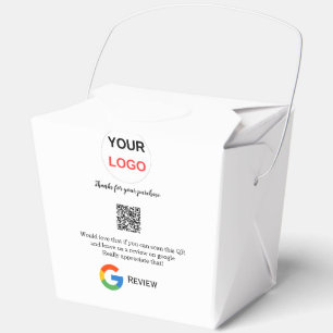 Google review business logo Scan QR review Favour Box